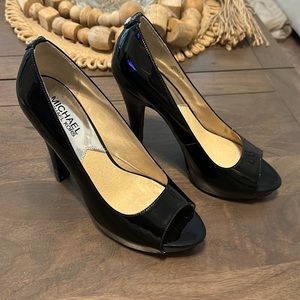 Black Michael Kors heels - never worn